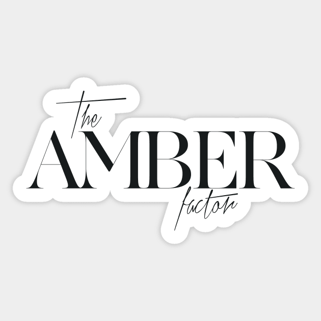 The Amber Factor Sticker by TheXFactor